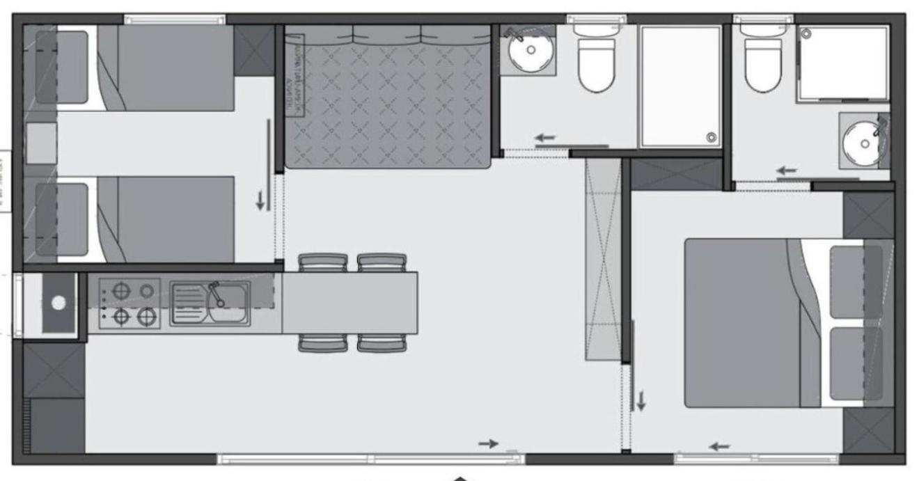Apartmán 262 Mobile Selce